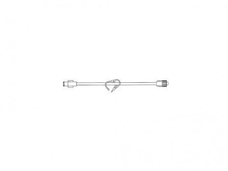 STANDARD BORE EXTENSION SETS WITH PINCH CLAM MALE LUER LOCK