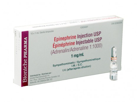 EPINEPHRINE ADRENALIN 1:1000